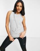 Nike - Yoga Dry - Grå tanktop med Swoosh-logo