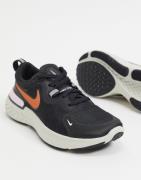 Nike Running - React Miler - Flerfarvede sneakers-Sort