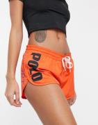Polo Ralph Lauren Sports - Orange shorts med logo på benet