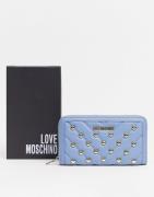 Love Moschino - Blå pung med nitter