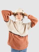 Iriedaily Holina Fleece Troyer Half-Zip Fleecepullover brun