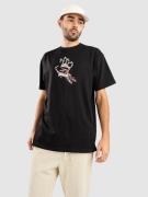 Santa Cruz Bone Hand Cruz Front T-shirt sort