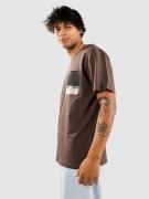 Anerkjendt Akkikki Jacquard Pocket T-shirt brun