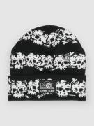 Lurking Class Skull Stripes Beanie sort