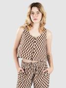 Brixton Mykonos Small Check Tank top brun