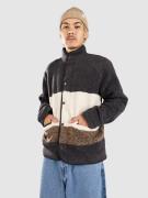 RVCA Westwood Snap Fleecejakke brun