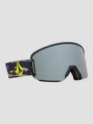 Volcom Garden 2 Camo Bl Yellow+Bonus Lens Briller sort