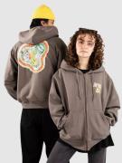 Nike SB Fleece Pull-Over Skate Hættetrøje med lynlås brun