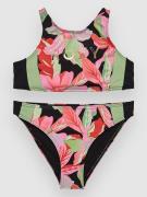 Roxy Active Rg Kids Bikini Set grå