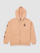 Volcom Stone Art Up Hættetrøje med lynlås brun