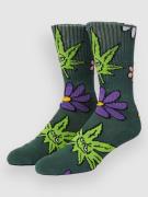 HUF Green Buddy Bloom Strømper grøn
