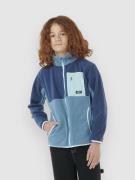 Rip Curl Raw Energy Block Fleece Kids Hættetrøje med lynlås blå