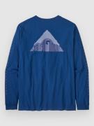 Patagonia Driftways Organic Langærmet t-shirt blå