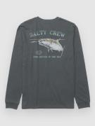 Salty Crew Surface Langærmet t-shirt grå