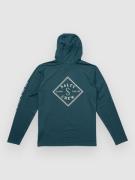 Salty Crew Tippet Hood Tech Longsleeve Lycra blå