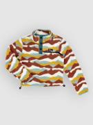 Blue Tomato Mountainscape Kids Fleecepullover hvid