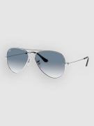 Ray-Ban Aviator Large Metal Silver Solbriller grå