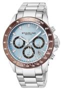 Stührling Original Herreur 3960.7 Aquadiver Blå/Stål Ø42 mm