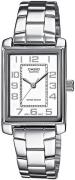 Casio Dameur LTP-1234PD-7BEG Collection Hvid/Stål