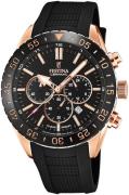 Festina Herreur F20516-2 Ceramic Sort/Gummi Ø44 mm