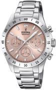 Festina Dameur F20397-3 Rosa guldfarvet/Stål Ø39 mm