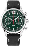 Frederique Constant Herreur FC-397HDGR5B6 Vintage Rally Grøn/Læder