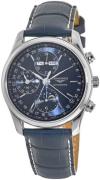 Longines Herreur L2.673.4.92.0 Master Blå/Læder Ø40 mm