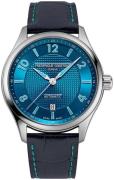 Frederique Constant Herreur FC-303RMLN5B6 Classics Blå/Læder Ø42 mm
