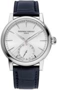 Frederique Constant Herreur FC-706S3H6 Manufacture Sølvfarvet/Læder