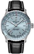 Breitling Herreur A17329171C1P1 Navitimer Blå/Læder Ø41 mm