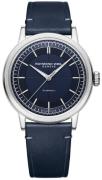 Raymond Weil Herreur 2925-STC-50001 Millesime Blå/Læder Ø39.5 mm