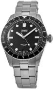 Oris Herreur 01 771 7791 4054-07 8 20 18 Divers Sort/Stål Ø40 mm