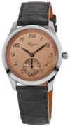 Longines L2.843.4.93.2 Master Collection Orange/Læder Ø38.5 mm