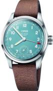 Oris Herreur 01 473 7786 4065-07 5 19 22FC Big Crown Blå/Læder Ø38