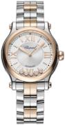 Chopard Dameur 278608-6002 Happy Sport Sølvfarvet/18 karat rosa guld