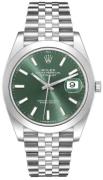 Rolex Herreur 126300-0020 Datejust 41 Grøn/Stål Ø41 mm