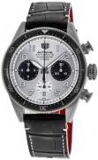 TAG Heuer Herreur CBE511B.FC8279 Autavia Sølvfarvet/Læder Ø42 mm