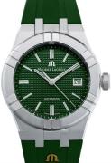 Maurice Lacroix Herreur AI6007-SS000-630-5 Aikon Grøn/Gummi Ø39 mm