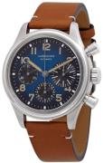 Longines Herreur L2.816.1.93.2 Avigation Big Eye Blå/Læder Ø41 mm