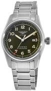 Longines Herreur L3.810.4.03.6 Spirit Grøn/Stål Ø40 mm