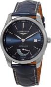 Longines Herreur L2.908.4.92.0 Master Blå/Læder Ø40 mm