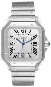 Cartier Herreur WSSA0018 Santos De Hvid/Stål