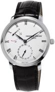 Frederique Constant Herreur FC-723WR3S6 Slimline Sølvfarvet/Læder