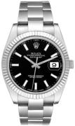 Rolex Herreur 126334-0017 Datejust 41 Sort/Stål Ø41 mm