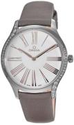 Omega Dameur 428.17.39.60.02.001 De Ville Tresor Sølvfarvet/Satin