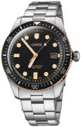 Oris Herreur 01 733 7720 4354-07 8 21 18 Diving Sort/Stål Ø42 mm