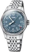 Oris Herreur 01 754 7741 4065-07 8 20 22 Aviation Blå/Stål Ø40 mm