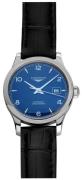Longines Herreur L2.821.4.96.2 Record Blå/Læder Ø40 mm