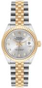 Rolex Dameur 279173-0007 Lady-Datejust 28 Sølvfarvet/18 karat guld