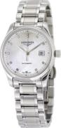 Longines Dameur L2.257.4.87.6 Master Hvid/Stål Ø29 mm